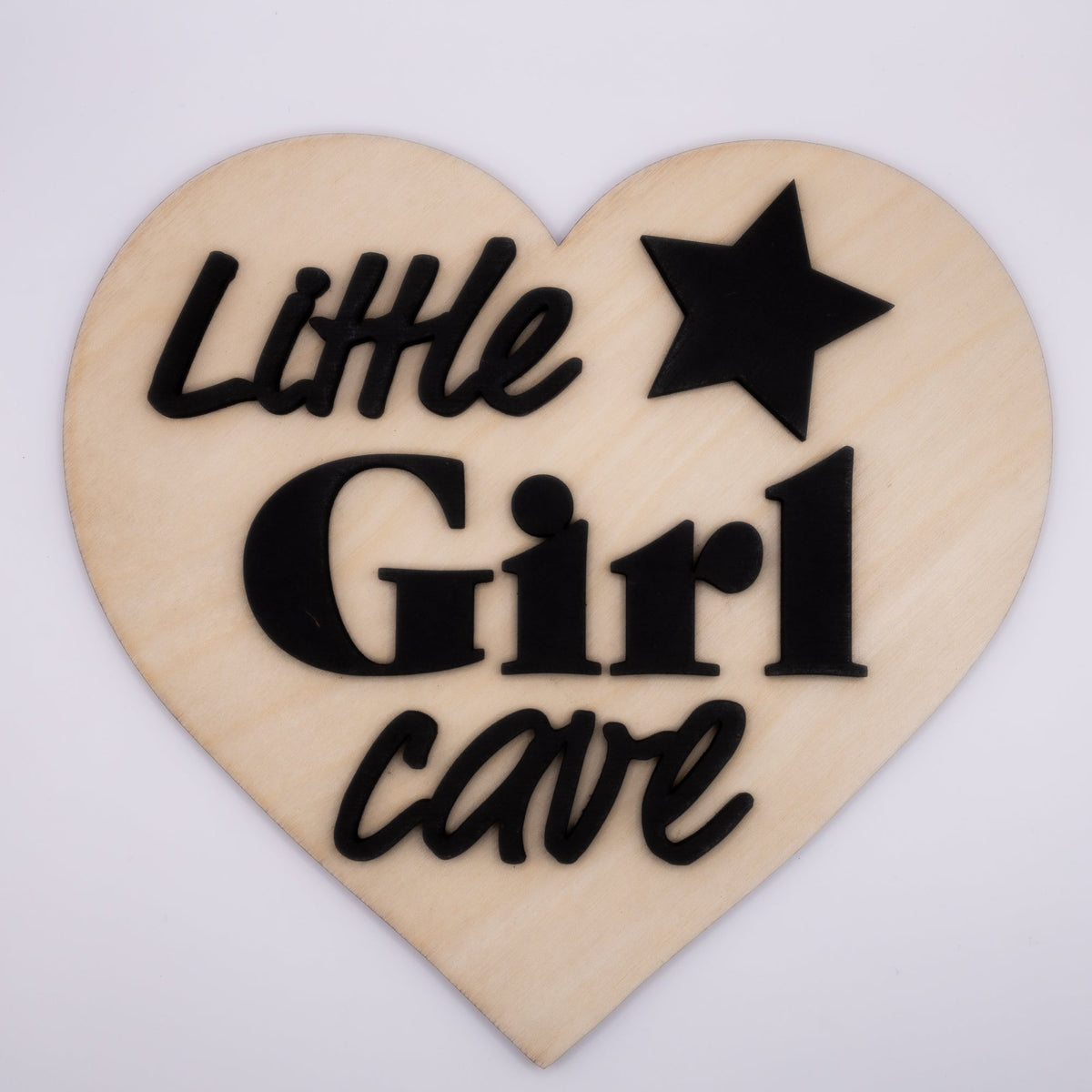 Little Girl's Cave wooden sign for a child's room