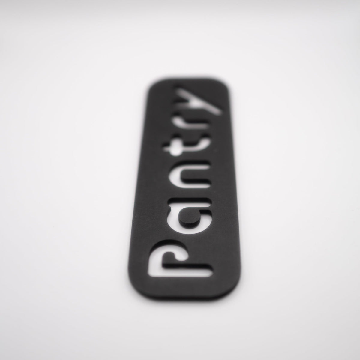 Pantry Sign | Black MDF | Kitchen Door Sign